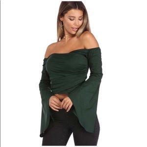 Off the shoulder top